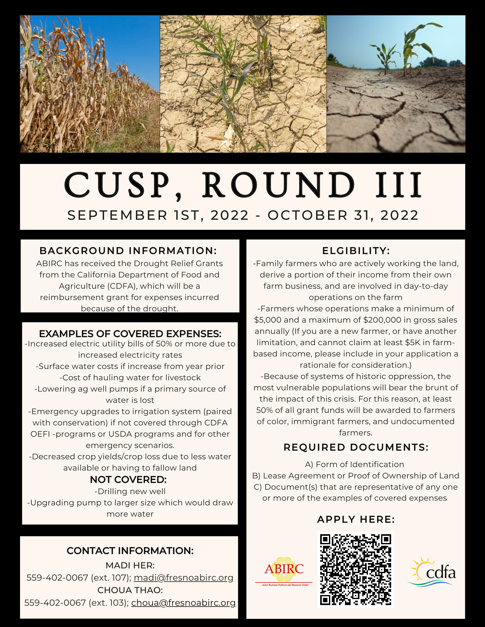 CUSP, Round III (Official)